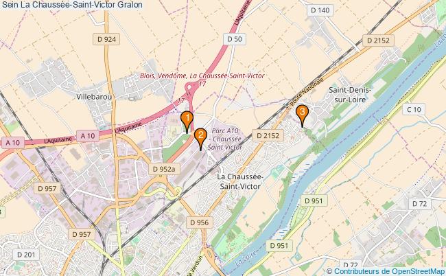 plan Sein La Chaussée-Saint-Victor Associations Sein La Chaussée-Saint-Victor : 3 associations