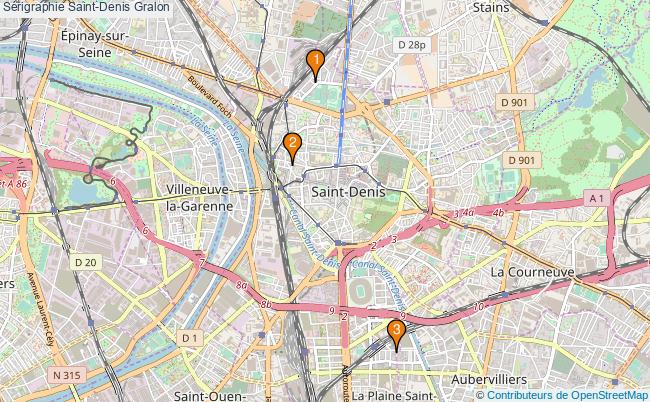 plan Sérigraphie Saint-Denis Associations sérigraphie Saint-Denis : 3 associations