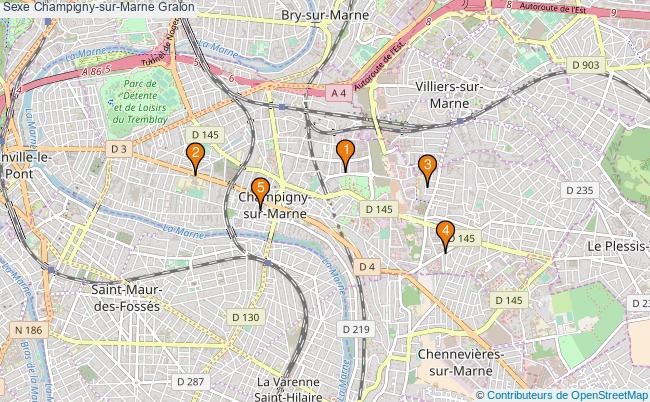 plan Sexe Champigny-sur-Marne Associations sexe Champigny-sur-Marne : 7 associations