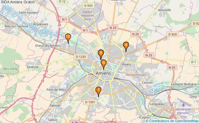 plan SIDA Amiens Associations SIDA Amiens : 10 associations