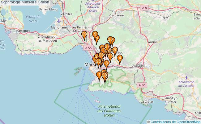 plan Sophrologie Marseille Associations sophrologie Marseille : 77 associations