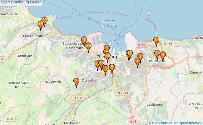 plan Sport Cherbourg Associations Sport Cherbourg : 47 associations