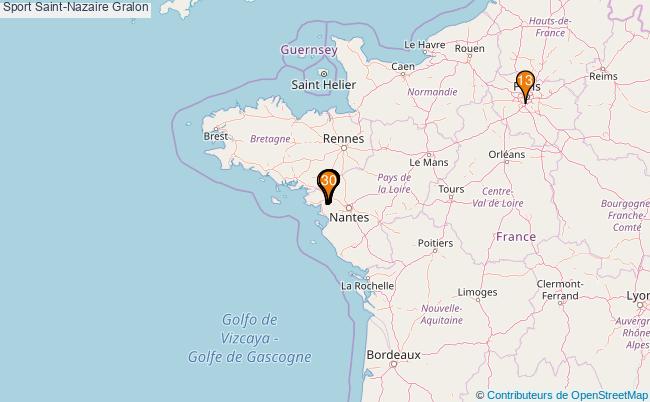 plan Sport Saint-Nazaire Associations Sport Saint-Nazaire : 43 associations