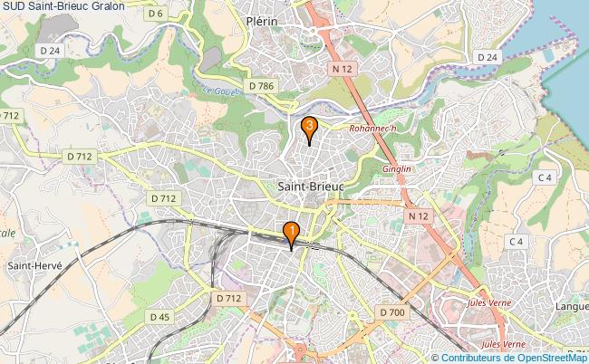 plan SUD Saint-Brieuc Associations SUD Saint-Brieuc : 4 associations