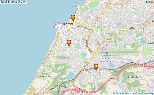 plan Tarot Biarritz Associations Tarot Biarritz : 3 associations