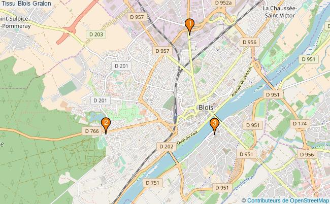 plan Tissu Blois Associations tissu Blois : 3 associations