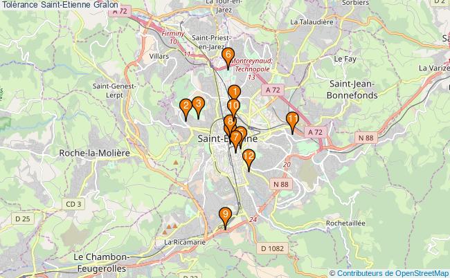 plan Tolérance Saint-Etienne Associations tolérance Saint-Etienne : 14 associations