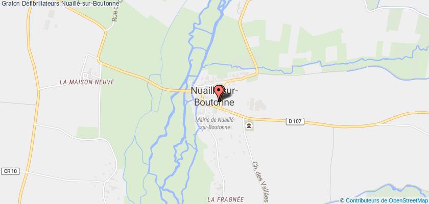 plan défibrillateurs Nuaillé-sur-Boutonne