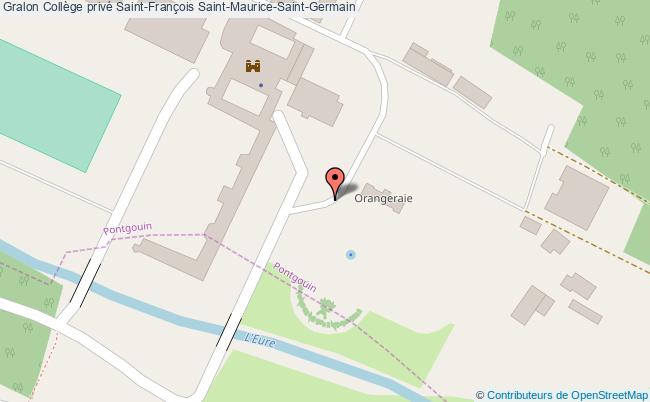 plan Collège Privé Saint-françois Saint-maurice-saint-germain Saint-Maurice-Saint-Germain