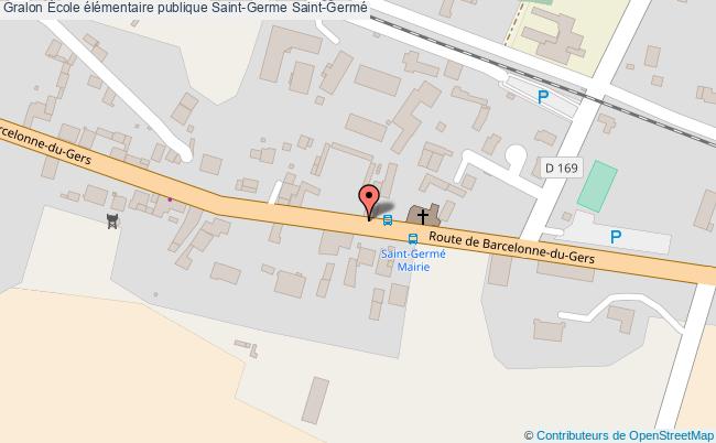 plan École élémentaire Publique Saint-germe Saint-germé Saint-Germé
