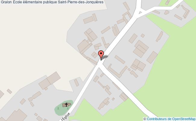 plan École élémentaire Publique Saint-pierre-des-jonquières Saint-Pierre-des-Jonquières