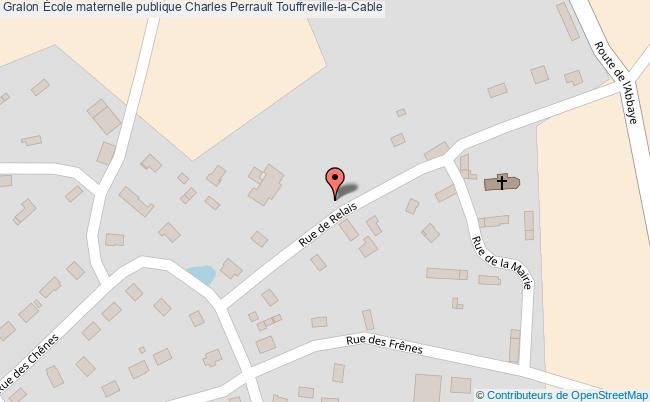 plan École Maternelle Publique Charles Perrault Touffreville-la-cable Touffreville-la-Cable