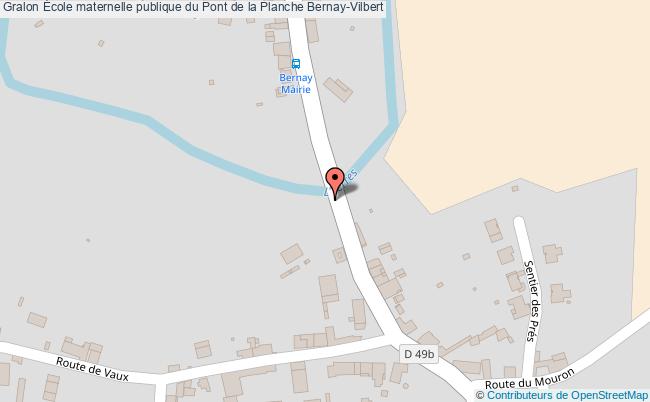 plan École Maternelle Publique Du Pont De La Planche Bernay-vilbert Bernay-Vilbert