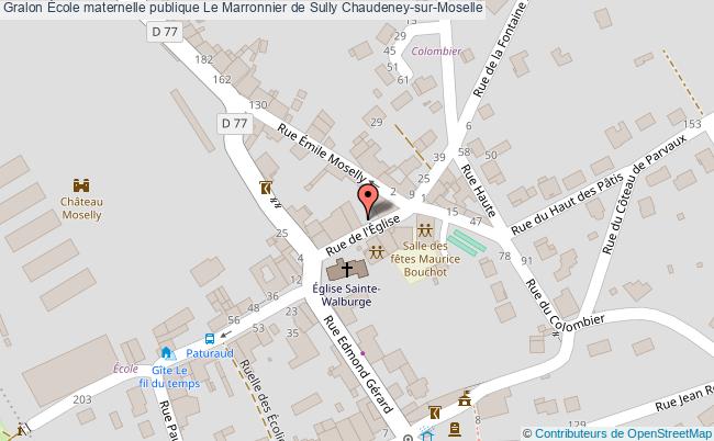plan École Maternelle Publique Le Marronnier De Sully Chaudeney-sur-moselle Chaudeney-sur-Moselle