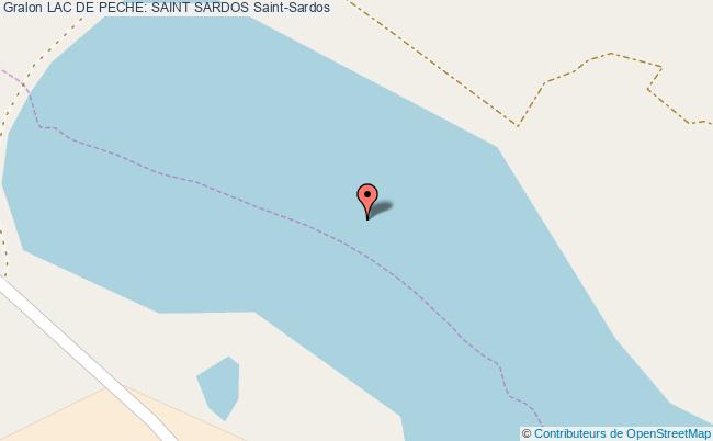 plan Lac De Peche: Saint Sardos
