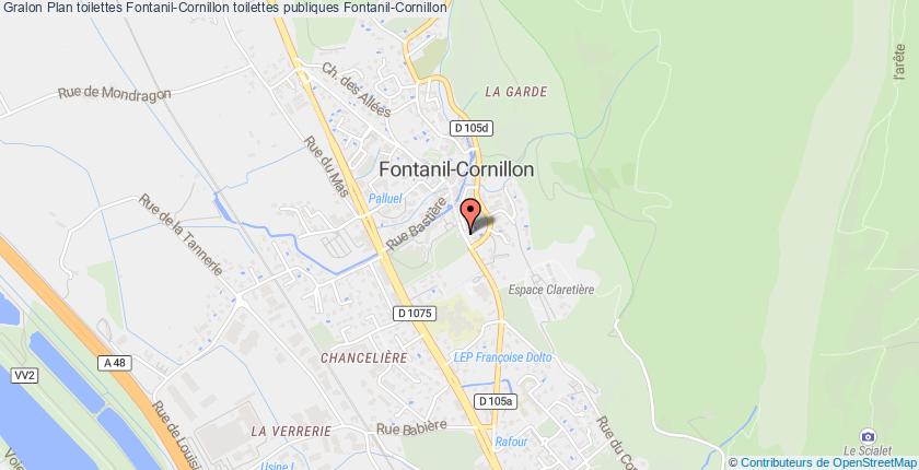 plan toilettes Fontanil-Cornillon