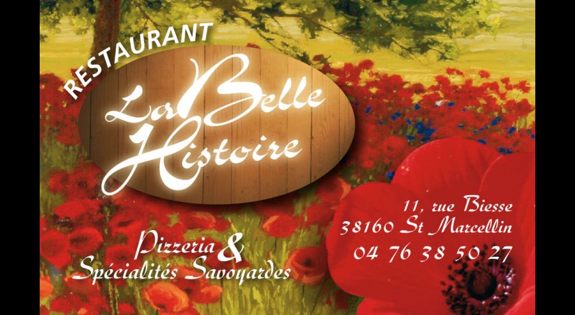 Restaurant La Belle Histoire Saint Marcellin 