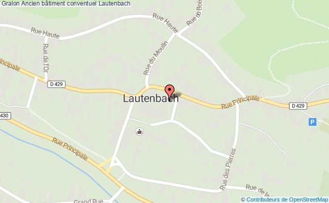 plan Ancien Bâtiment Conventuel Lautenbach Lautenbach
