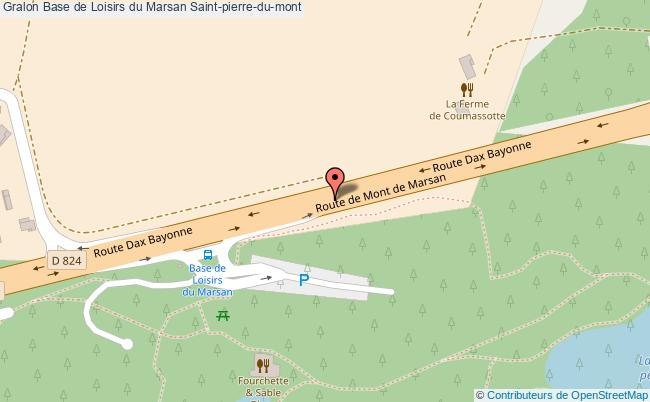 plan Base De Loisirs Du Marsan Saint-pierre-du-mont Saint-pierre-du-mont