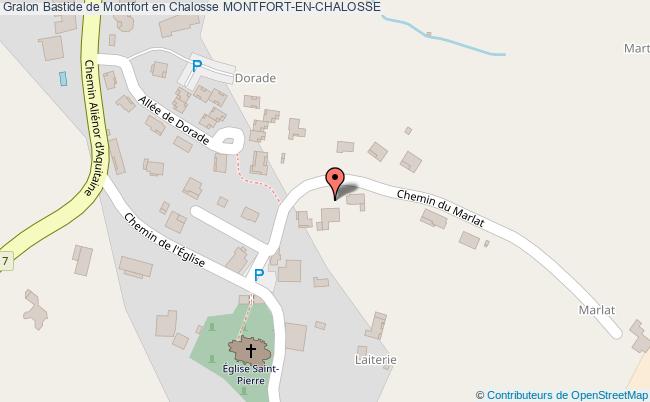 plan Bastide De Montfort En Chalosse Montfort-en-chalosse MONTFORT-EN-CHALOSSE