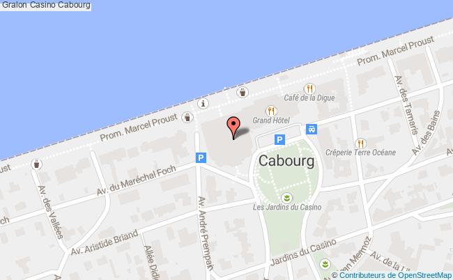 plan Casino Cabourg Cabourg