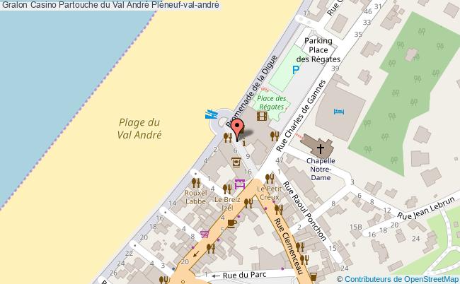 plan Casino Partouche Du Val André Pléneuf-val-andré Pléneuf-val-andré