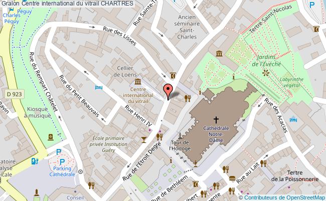 plan Centre International Du Vitrail Chartres CHARTRES