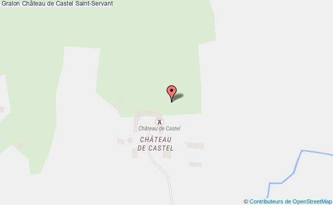 plan Château De Castel Saint-servant Saint-Servant