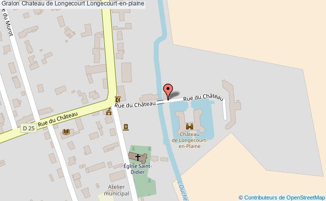 plan Chateau De Longecourt Longecourt-en-plaine Longecourt-en-plaine