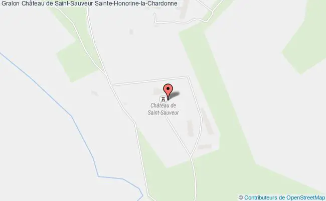 plan Château De Saint-sauveur Sainte-honorine-la-chardonne Sainte-Honorine-la-Chardonne