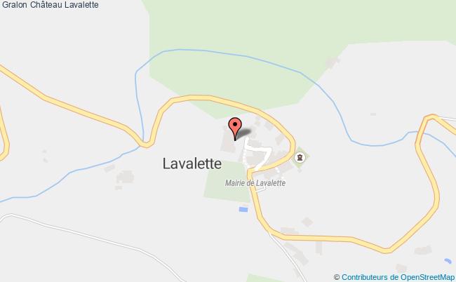 plan Château Lavalette Lavalette