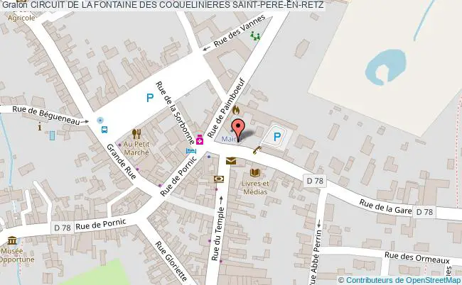 plan Circuit De La Fontaine Des Coquelinieres Saint-pere-en-retz SAINT-PERE-EN-RETZ