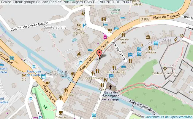 plan Circuit Groupe St Jean Pied De Port-baigorri Saint-jean-pied-de-port SAINT-JEAN-PIED-DE-PORT