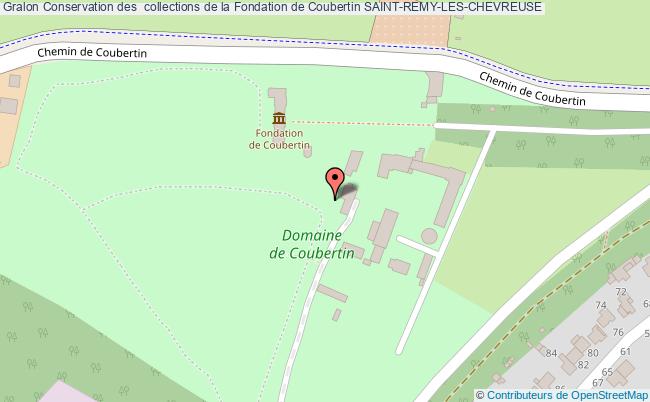 plan Conservation Des  Collections De La Fondation De Coubertin Saint-remy-les-chevreuse SAINT-REMY-LES-CHEVREUSE