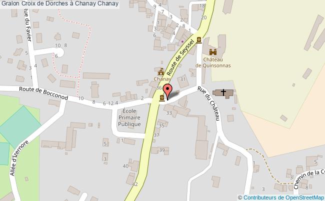 plan Croix De Dorches à Chanay Chanay Chanay