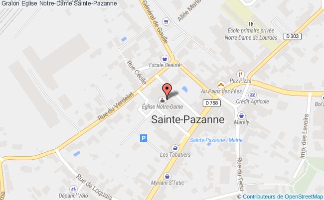 plan Eglise Notre-dame Sainte-pazanne Sainte-Pazanne