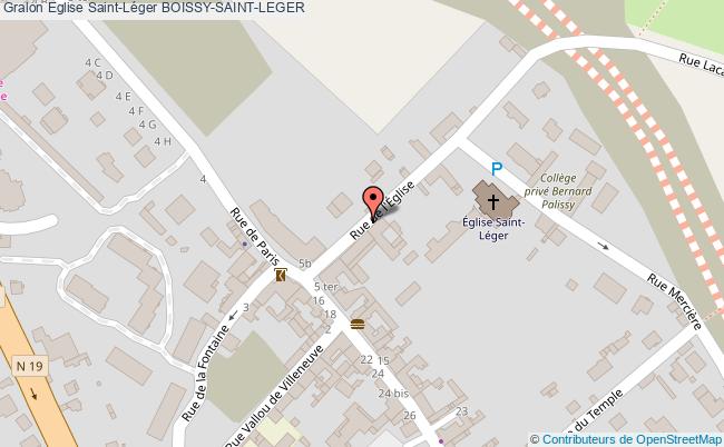 plan Eglise Saint-léger Boissy-saint-leger BOISSY-SAINT-LEGER