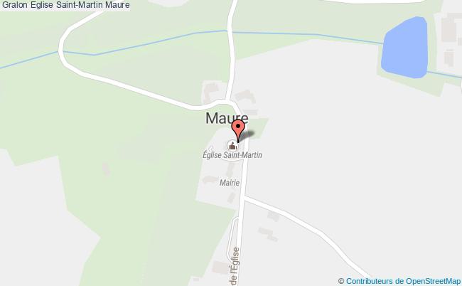 plan Eglise Saint-martin Maure Maure