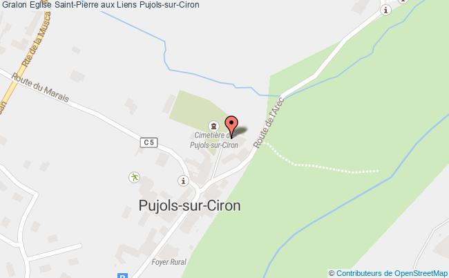 plan Eglise Saint-pierre Aux Liens Pujols-sur-ciron Pujols-sur-Ciron