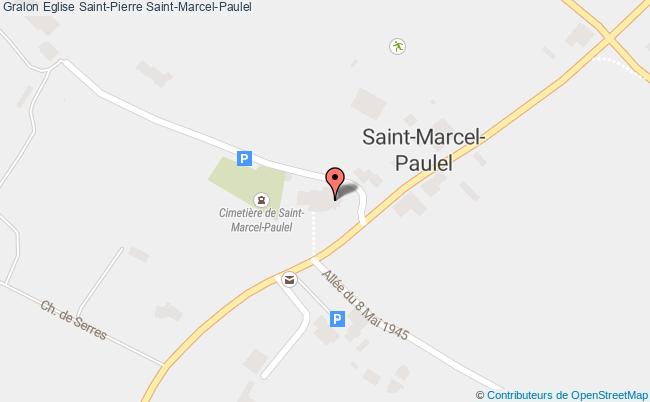 plan Eglise Saint-pierre Saint-marcel-paulel Saint-Marcel-Paulel