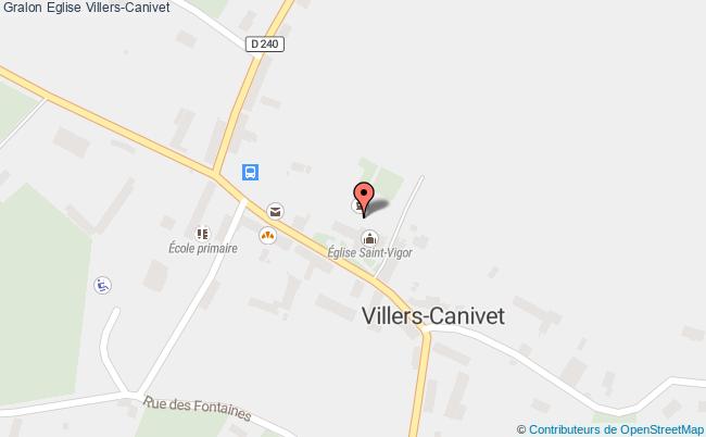 plan Eglise Villers-canivet Villers-Canivet