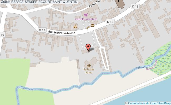 plan Espace Sensee Ecourt-saint-quentin ECOURT-SAINT-QUENTIN