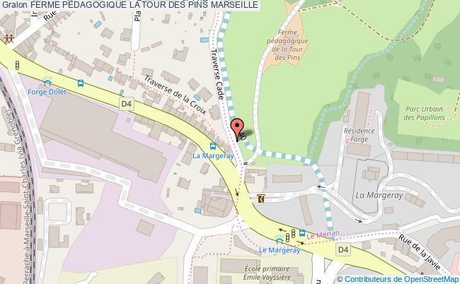 plan Ferme PÉdagogique La Tour Des Pins Marseille MARSEILLE