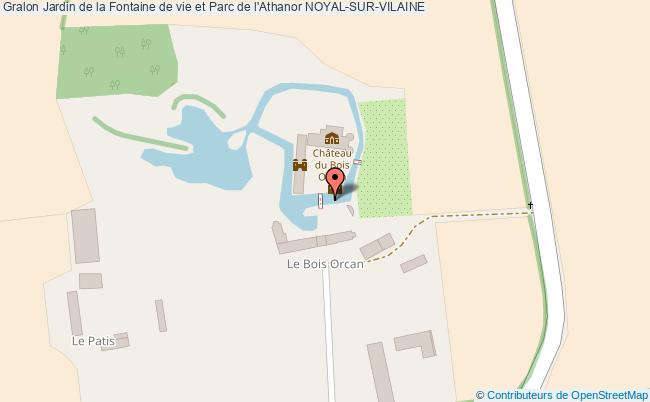 plan Jardin De La Fontaine De Vie Et Parc De L'athanor Noyal-sur-vilaine NOYAL-SUR-VILAINE
