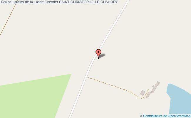 plan Jardins De La Lande Chevrier Saint-christophe-le-chaudry SAINT-CHRISTOPHE-LE-CHAUDRY