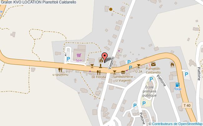 plan Kvo Location Pianottoli Caldarello Pianottoli Caldarello