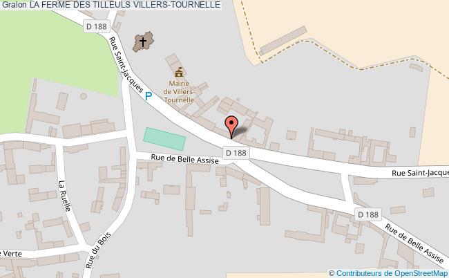 plan La Ferme Des Tilleuls Villers-tournelle VILLERS-TOURNELLE