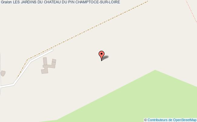 plan Les Jardins Du Chateau Du Pin Champtoce-sur-loire CHAMPTOCE-SUR-LOIRE