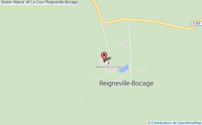 plan Manoir Dit La Cour Reigneville-bocage Reigneville-Bocage