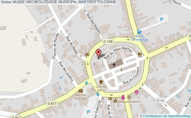 plan Musee Archeologique Municipal Martres Tolosane MARTRES TOLOSANE